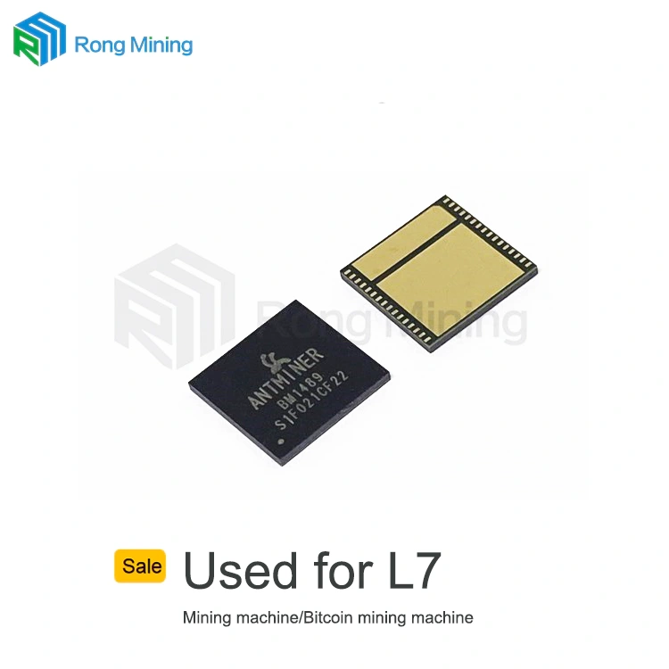 L7マシンモデルのANTMINER BM1489 ASICチップ
